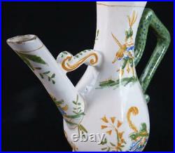 18th Century Continental Faience Ewer Moustiers France