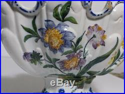 18th Century French Faience Wine Glass Cooler/Bowl/Centerpiece. Museum Quality