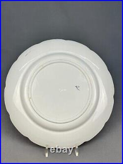 19th Century French Veuve Perrin Style Faience Hand-Painted 10 Dinner Plate