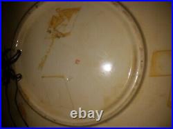 2 Antique French Luneville Faience France et Russie plates for Russian market