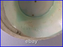 2 Antique French MAJOLICA Faience Pottery VASE S Numbered Garnissage