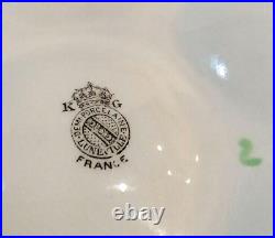 3 Keller Guerin Reverbere Faience Scalloped Oyster Plates France 1890-1900