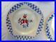 5-lovely-antique-french-dessert-plates-Luneville-red-flowers-blue-checks-1910s-01-fjp