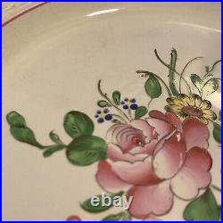 6 Keller & Guerin K&G Luneville Old Strasbourg 8 3/8 Pierced Edge Salad Plates