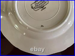 6 Vintage Sarreguemines France Henri Loux Obernai Faienceries 8 1/4Salad Plates