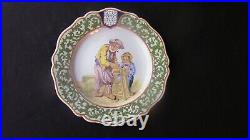 A Lovely French Porquier Beau Quimper Plate