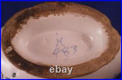 Antique 18thC Strasbourg Faience Sauce Boat Dish Fayence Strassburg Hannong