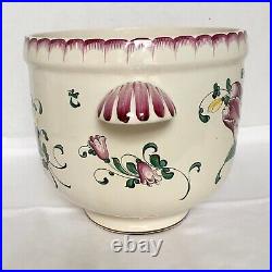 Antique 19th Century French Faience Cachepot Luneville