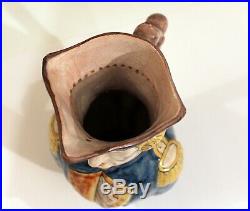 Antique Alcide Chaumeil CA Puzzle Jug Figure General Bust French Faience Pottery