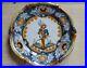 Antique-FAIENCE-Majolica-PLATE-with-Soldier-ITALIAN-FRENCH-SPANISH-Signed-01-hh