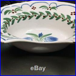 Antique FRENCH FAIENCE Shaving Bowl Quimper