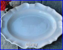 Antique French 18th Century Faience Creamware Platter