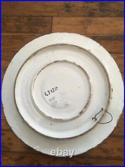 Antique French Faience 19th Century 13.5 Charger Plate