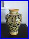 Antique-French-Faience-Art-Pottery-Ceramic-Vase-With-Fleur-De-Lis-01-cky