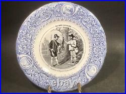 Antique French Faience Hunting Plate