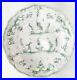 Antique-French-Faience-Majolica-Charger-Plate-Staple-Repaired-Green-Decoration-01-cx