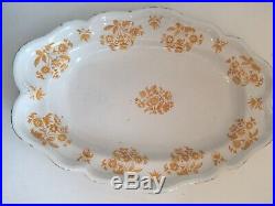 Antique French Faience Platter