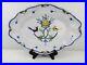 Antique-French-Faience-Platter-Plate-Floral-Birds-14-x-10-Hand-Painted-01-tx