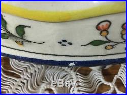 Antique French Faience Porcelain Birdcage