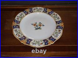 Antique French Faience Rouen Hand Painted charger / tray / cabinet plate 34 cm