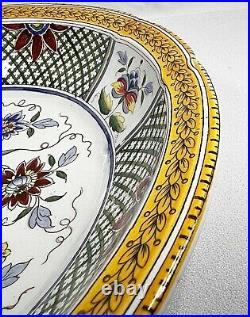 Antique French Faience Serving Bowl 1875-1900
