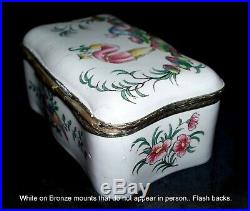 Antique French Faience Veuve Perrin Large Box circa 1786-1803