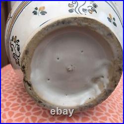 Antique French Gargoulette Faïence Pottery Olive Oil Water Jug Jar Pitcher