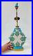 Antique-French-Gien-Faience-Art-Pottery-Ceramic-Aesthetic-Lamp-Longwy-Style-01-vxan