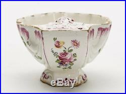 Antique French Marseilles Faience Crested Salt 18/19th C