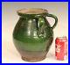 Antique-French-Provence-Country-Pottery-Vase-Confit-Pot-Jug-Snail-Jar-Faience-01-vt