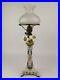 Antique-French-Rouen-Faience-Candlestick-Moore-Brothers-Oil-Peg-Lamp-19th-C-01-ogre