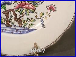 Antique French Sarreguemines Hand Painted Plate c. 1800's