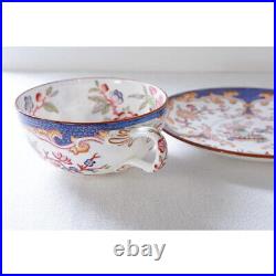 Antique French Sarreguemines Minton Cup & Saucer Lavender