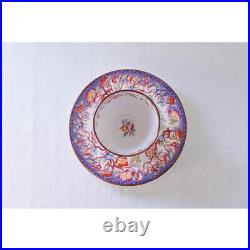 Antique French Sarreguemines Minton Cup & Saucer Lavender