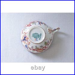 Antique French Sarreguemines Minton Cup & Saucer Lavender