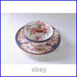 Antique French Sarreguemines Minton Cup & Saucer Lavender