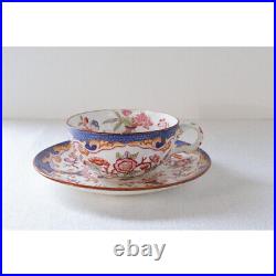 Antique French Sarreguemines Minton Cup & Saucer Lavender