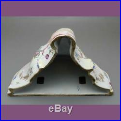 Antique French Veuve Perrin Faience Pottery Wall Bracket Marseilles France