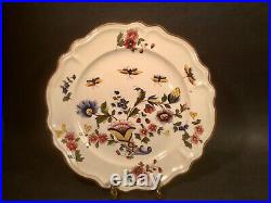 Antique Hand Painted Cornucopia and Floral French Plate c. 1800's