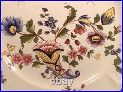 Antique Hand Painted Cornucopia and Floral French Plate c. 1800's