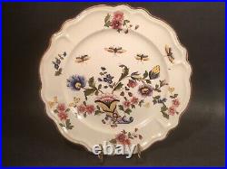 Antique Hand Painted Cornucopia and Floral French Plate c. 1800's