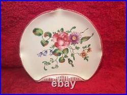 Antique Hand Painted French Faience Serving Plate c. 1800's