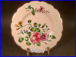 Antique Hand Painted French Faience Wall Plate c1800s