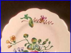 Antique Hand Painted French Faience Wall Plate c1800s