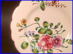 Antique Hand Painted French Faience Wall Plate c1800s