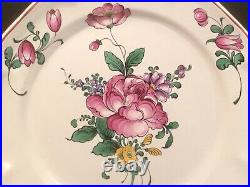 Antique Hand Painted French Faience Wall Plate c1890-1920