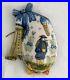 Antique-Henriot-HR-Quimper-French-Faience-Pottery-wall-pocket-bagpipe-Man-01-un