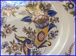 Antique Plate French Faience Handpainted Plate by Pierre Dubois c. 1920