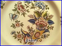 Antique Plate French Faience Handpainted Plate by Pierre Dubois c. 1920