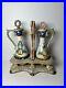 Antique-Quimper-Complete-Oil-and-Vinegar-Set-With-Stand-French-Faience-01-fxkh